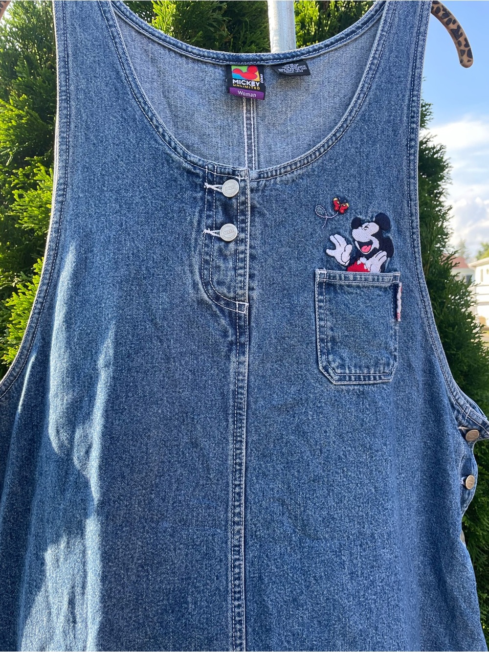 Mickey Denim Maxi Dress Jumper - Blue
